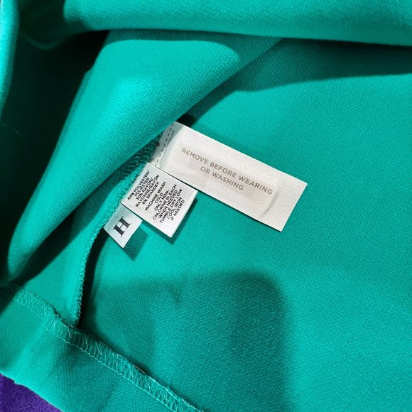 NEW 📌Loft Turquoise Wedding Guest - Semi-Formal Afternoon - Midi Peplum Dress - Picture 14 of 15